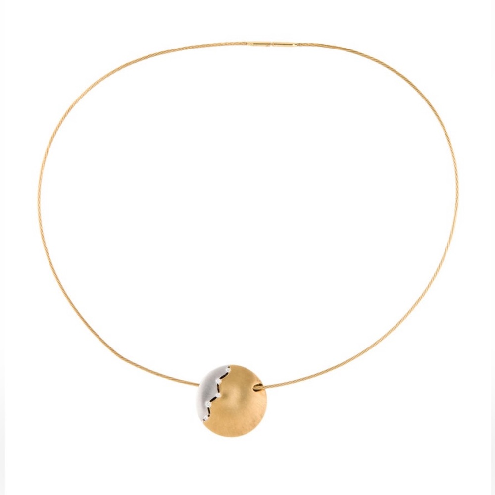 18k solid gold necklace - Picture 3 of 3